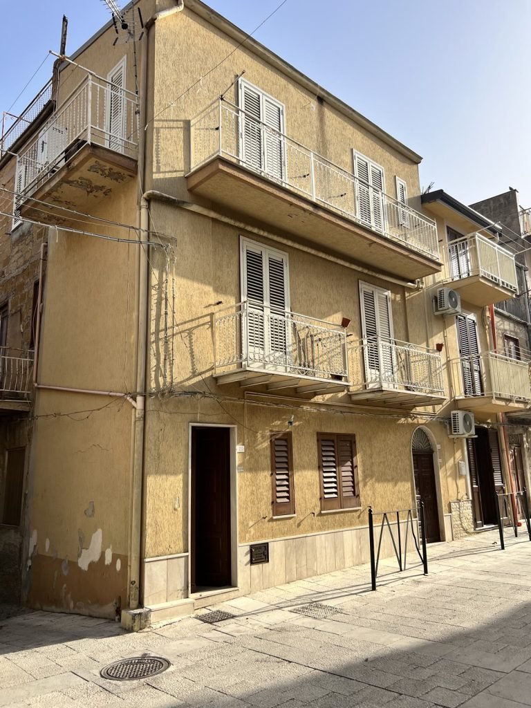 Three Townhouses on the Piazza, San Biagio Platani